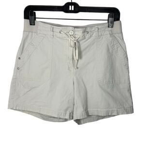 Tribal Jeans Gray Cotton Blend Cargo Shorts Women's 6